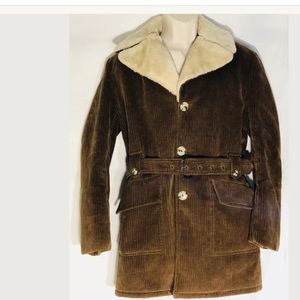 Men’s Vintage Brown Cordory Seville 38 Jacket